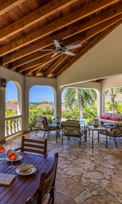 Bellamare, Virgin Gorda -veranda dining